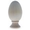 Unfinished Blank Wooden Egg with Detachable Stand 3.25 Inches